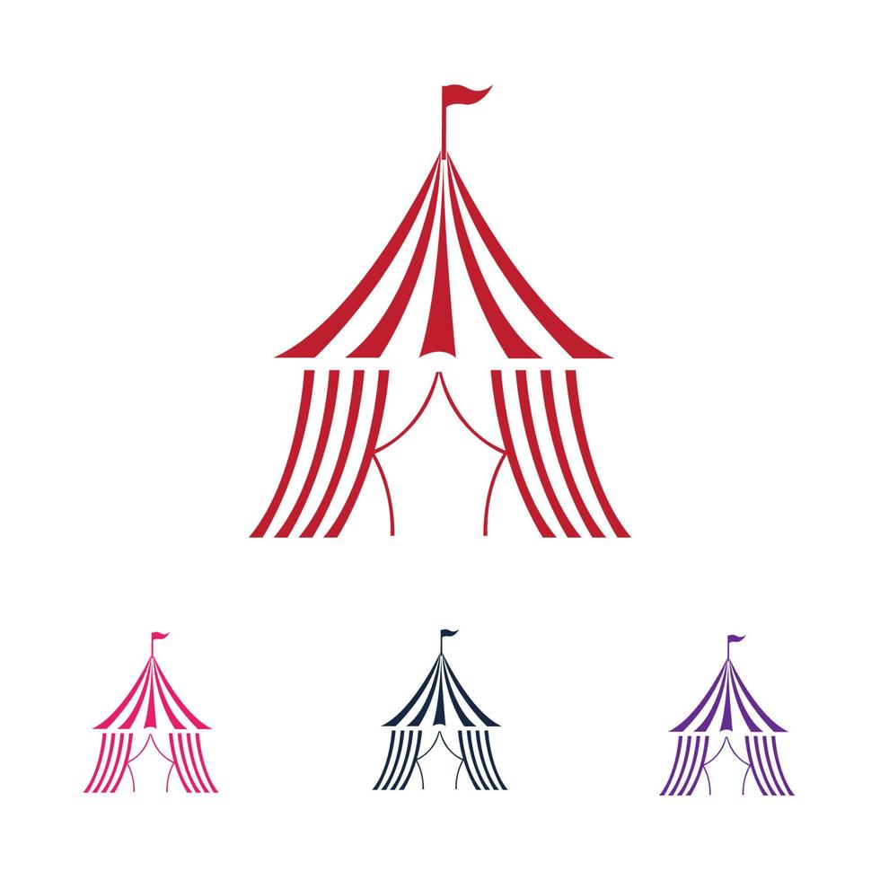 cirkus logotyp vektor