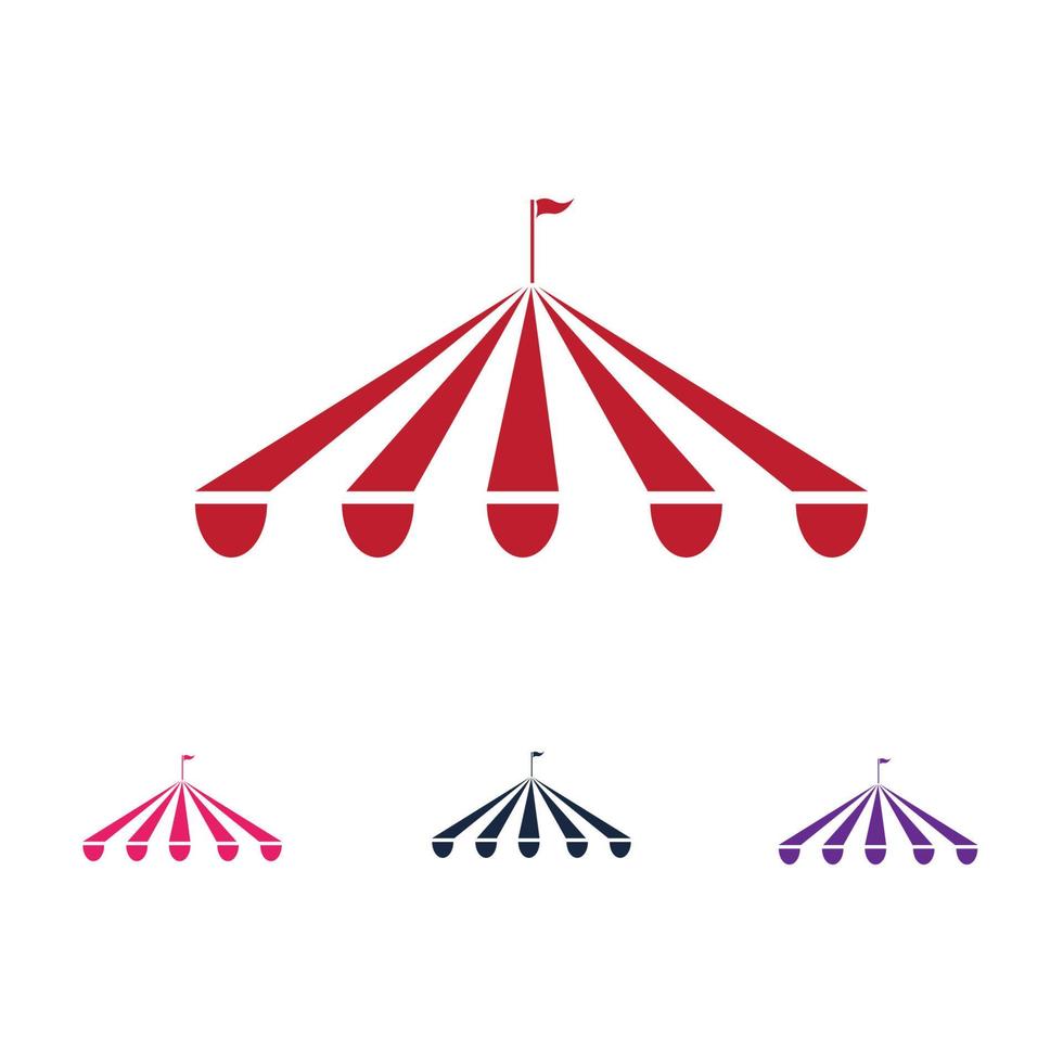 cirkus logotyp vektor