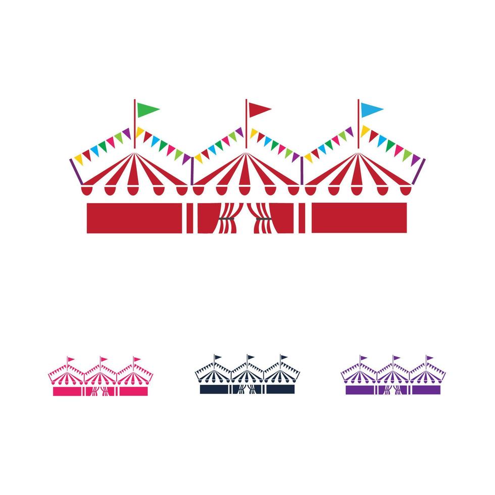 Zirkus-Logo-Vektor vektor