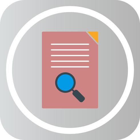 Vector Document Search Icon