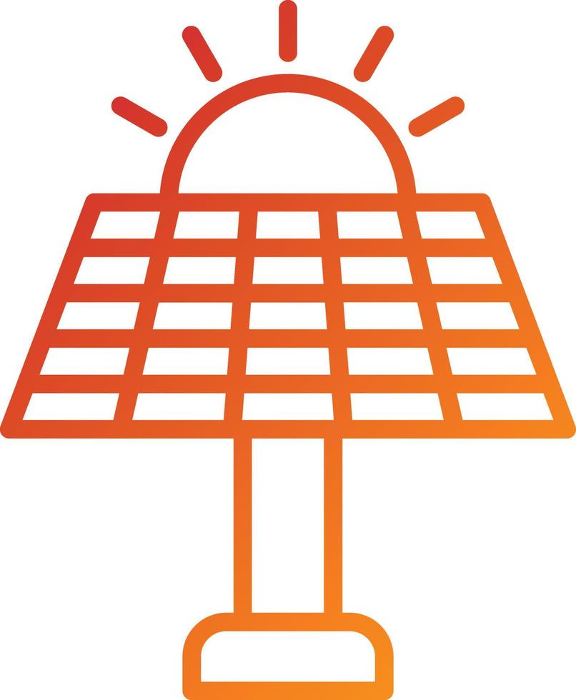 Solarpanel-Icon-Stil vektor