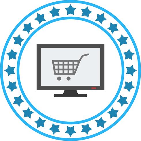 Vektor Online-Shopping-Symbol