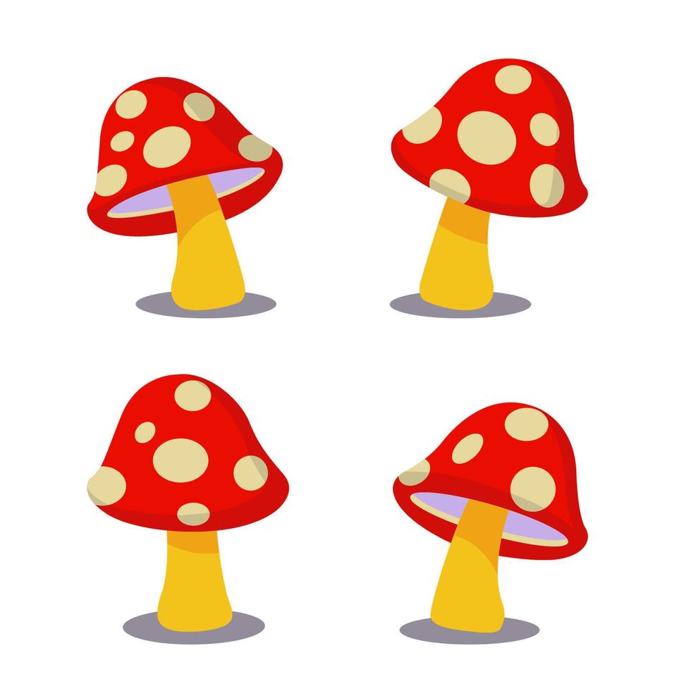 Pilz-Vektor-Clipart-Design vektor