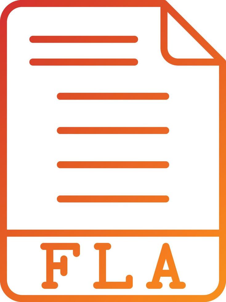 Fla-Symbol-Stil vektor