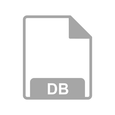 Vektor DB-ikon