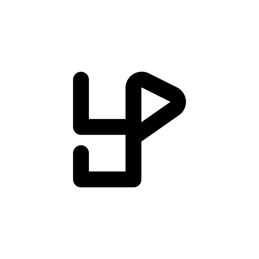 abstrakt platt symbol modern enkel vektor
