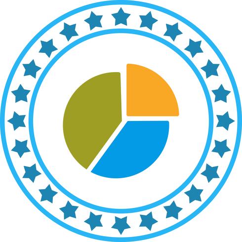 Vektor cirkel diagram ikon