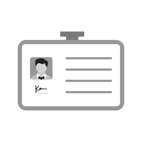 Vector Identity Card Icon