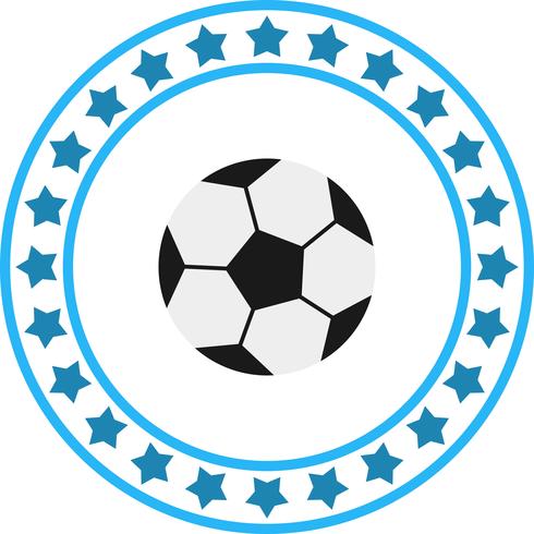 Vektor-Fußball-Ikone vektor
