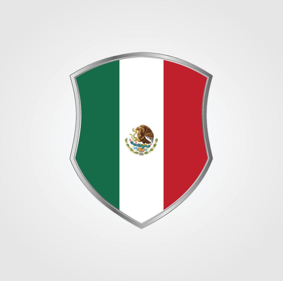 Mexikos flagga design vektor