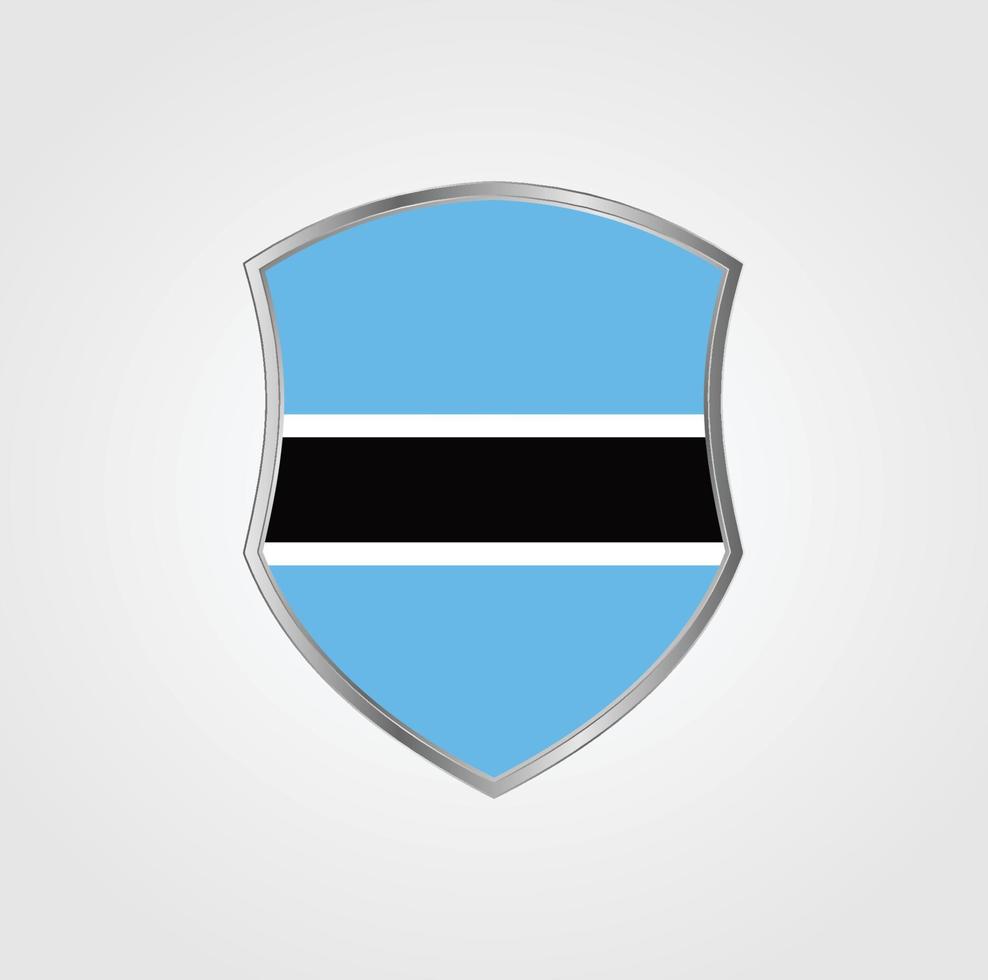 Botswana-Flaggendesign vektor