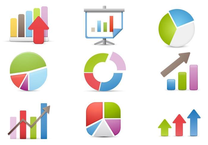 Charts und Business Vector Icon Pack