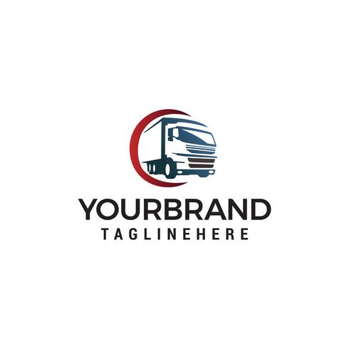 LKW Transport Logo Design Konzept Vorlage Vektor