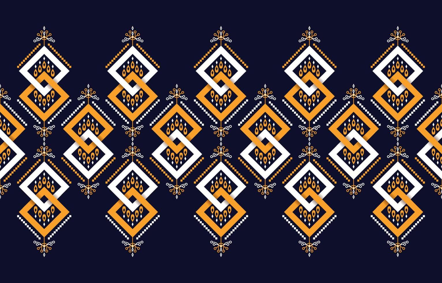 etnisk rhombus abstrakt bakgrund. sömlösa mönster i tribal, folklig broderi och mexikansk stil. Aztekisk geometrisk konst prydnad print.design för matta, tapeter, kläder, omslag, tyg. vektor