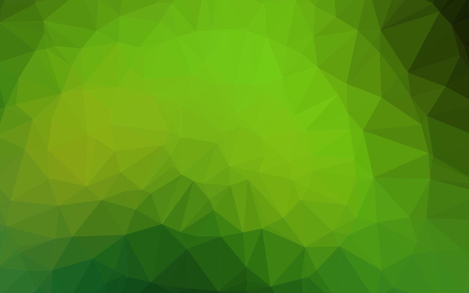 ljusgrön vektor abstrakt mosaik bakgrund.