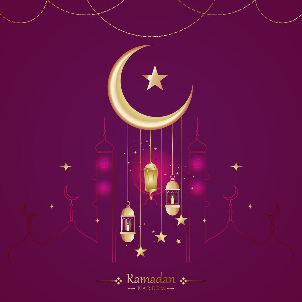 islamisk vektordesign. redo att användas för ramadan och helgdagar. vektor