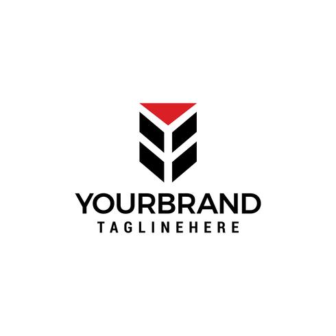 Buchstabe Y-Logo-Design-Konzept-Vorlage Vektor
