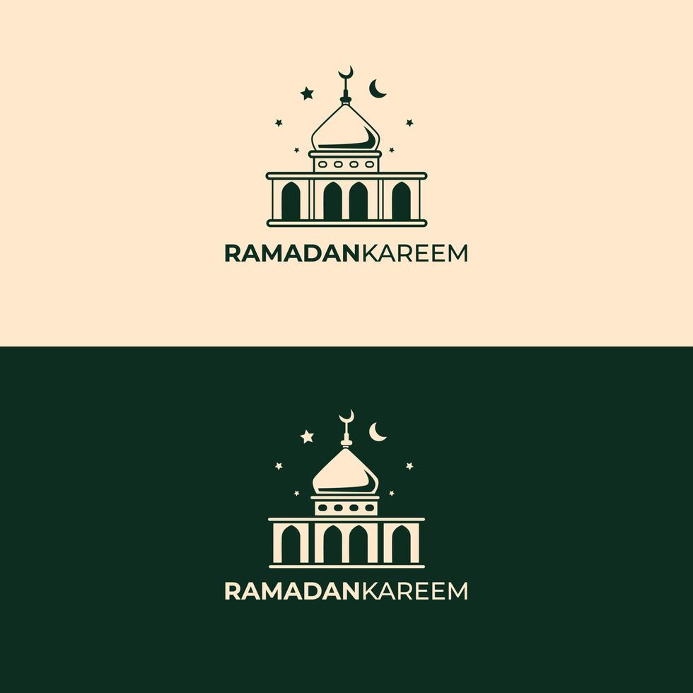 Ramadan Kareem-Logo vektor