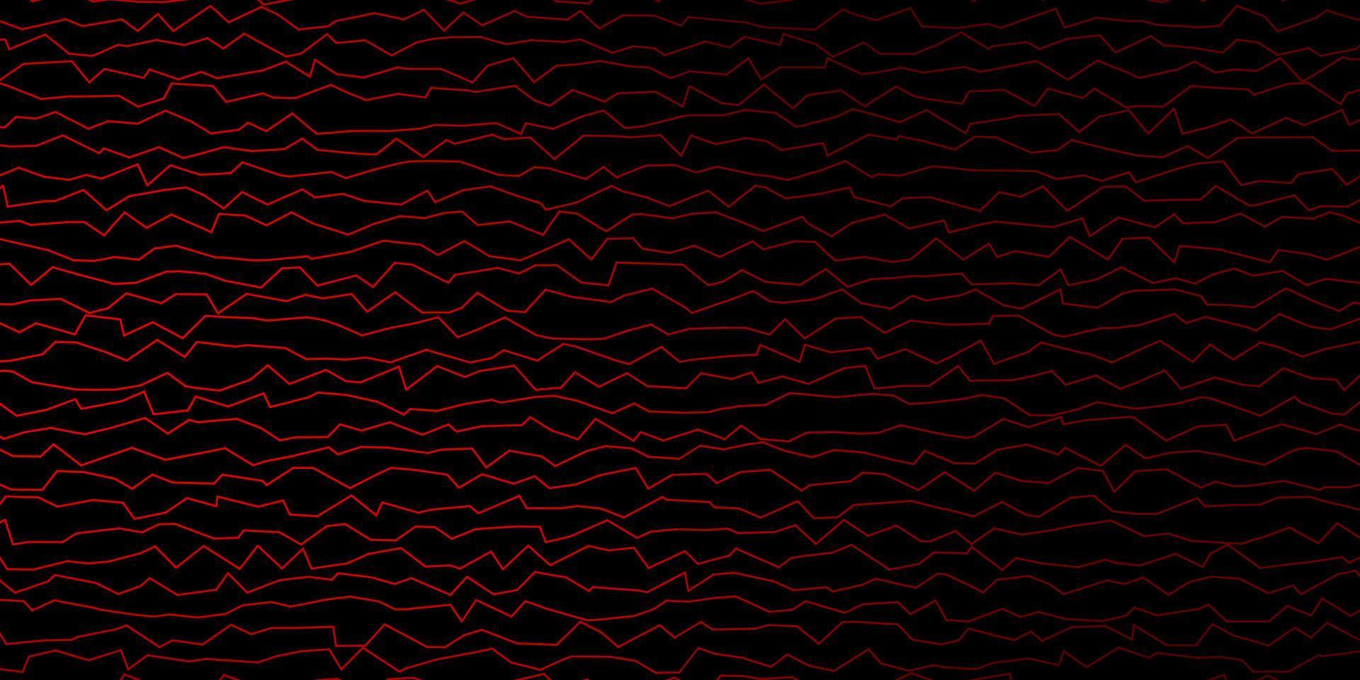 dunkelrotes Vektormuster mit Linien. vektor