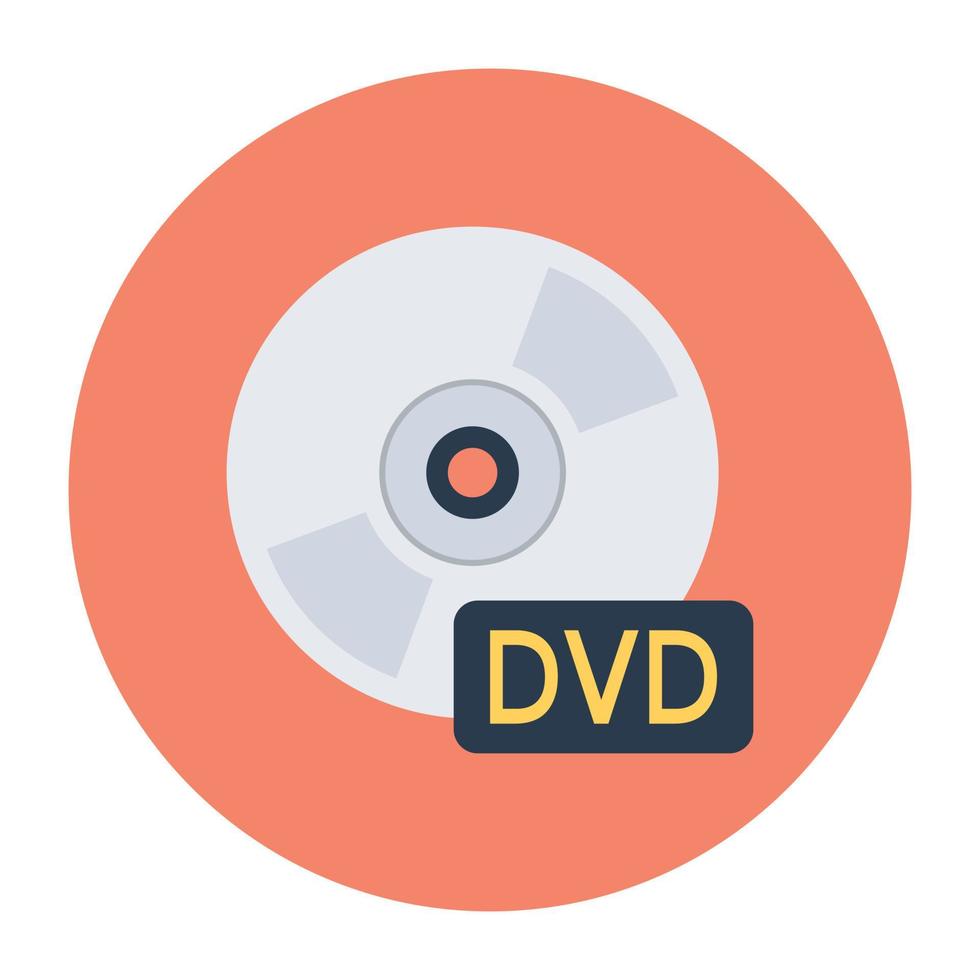 trendiga dvd-koncept vektor