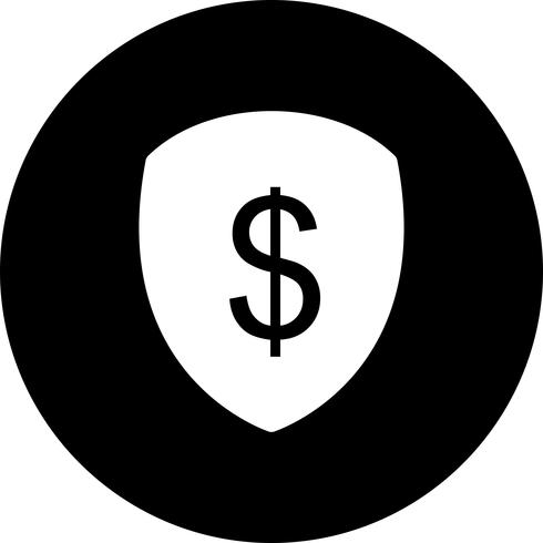 Vector Shield Dollar Icon