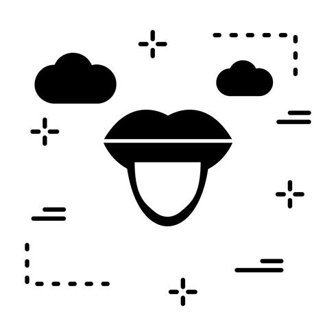 Vector Tongue Icon