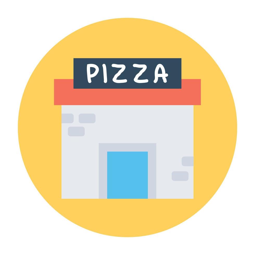 pizza butik koncept vektor