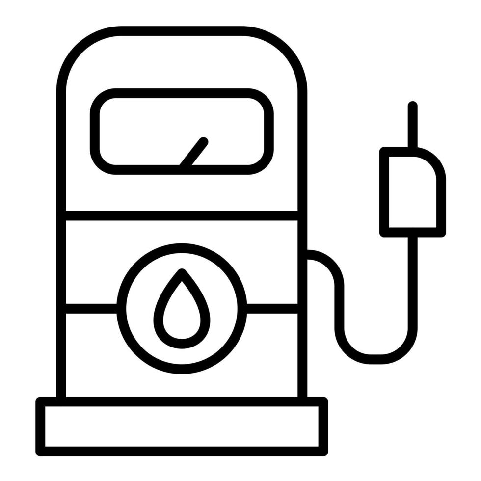 Benzinleitungssymbol vektor