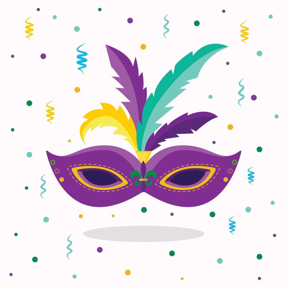 karneval-masken-designillustration vektor