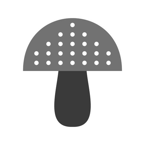 Vektor-Pilz-Symbol vektor