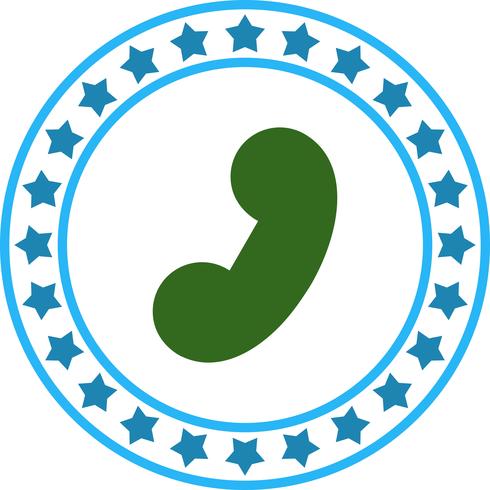 Vektor-Telefon-Empfänger-Symbol vektor