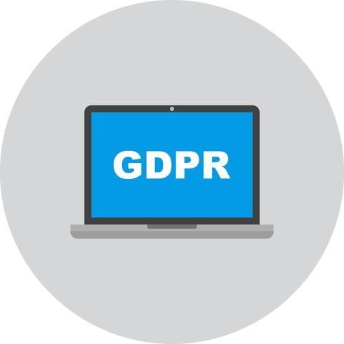 Vektor-GDPR-Symbol vektor