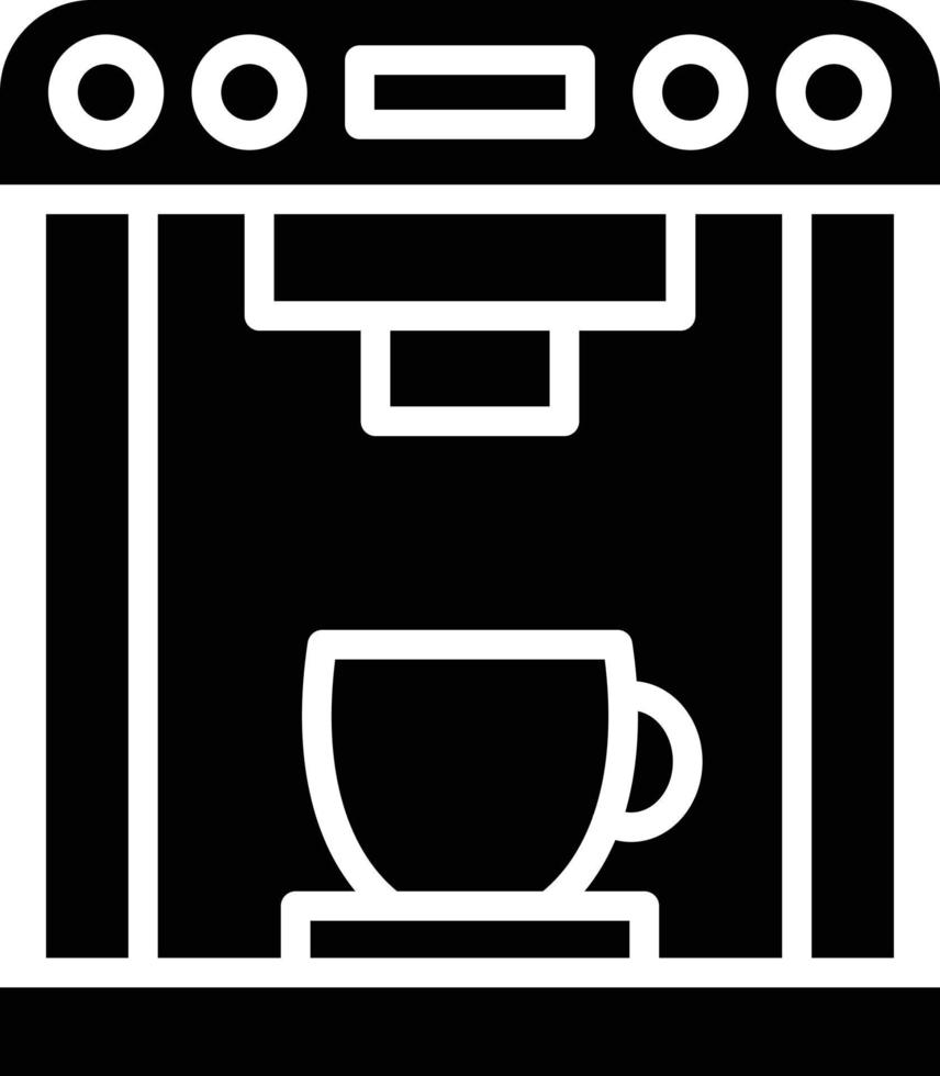 Kaffeemaschine Symbolstil vektor