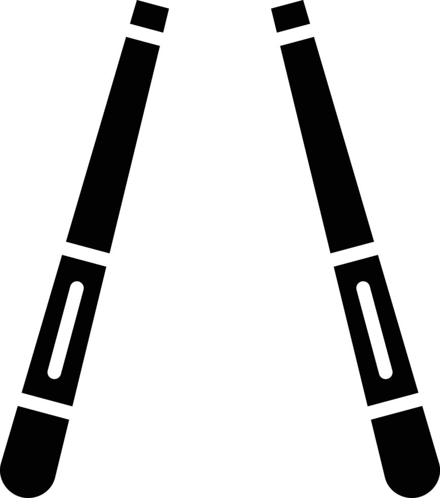 Essstäbchen-Icon-Stil vektor