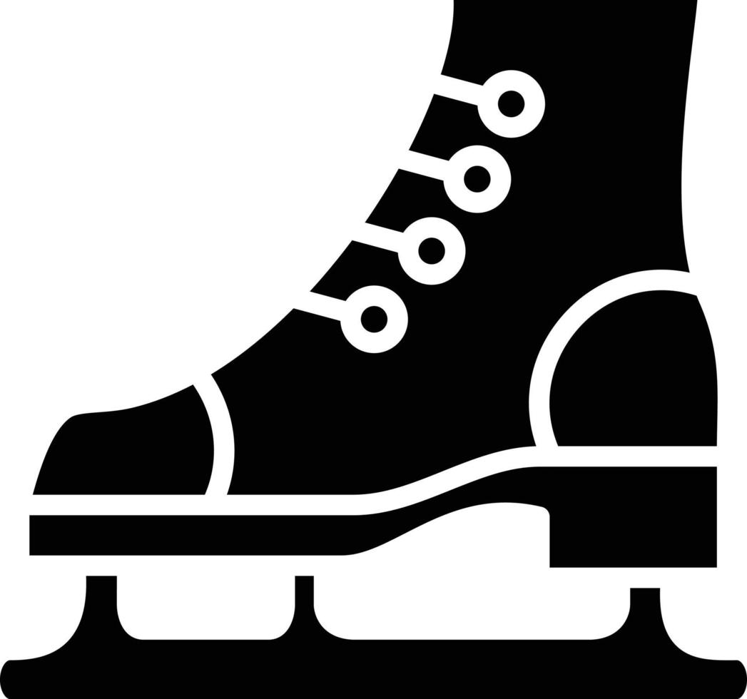 Schlittschuh-Icon-Stil vektor