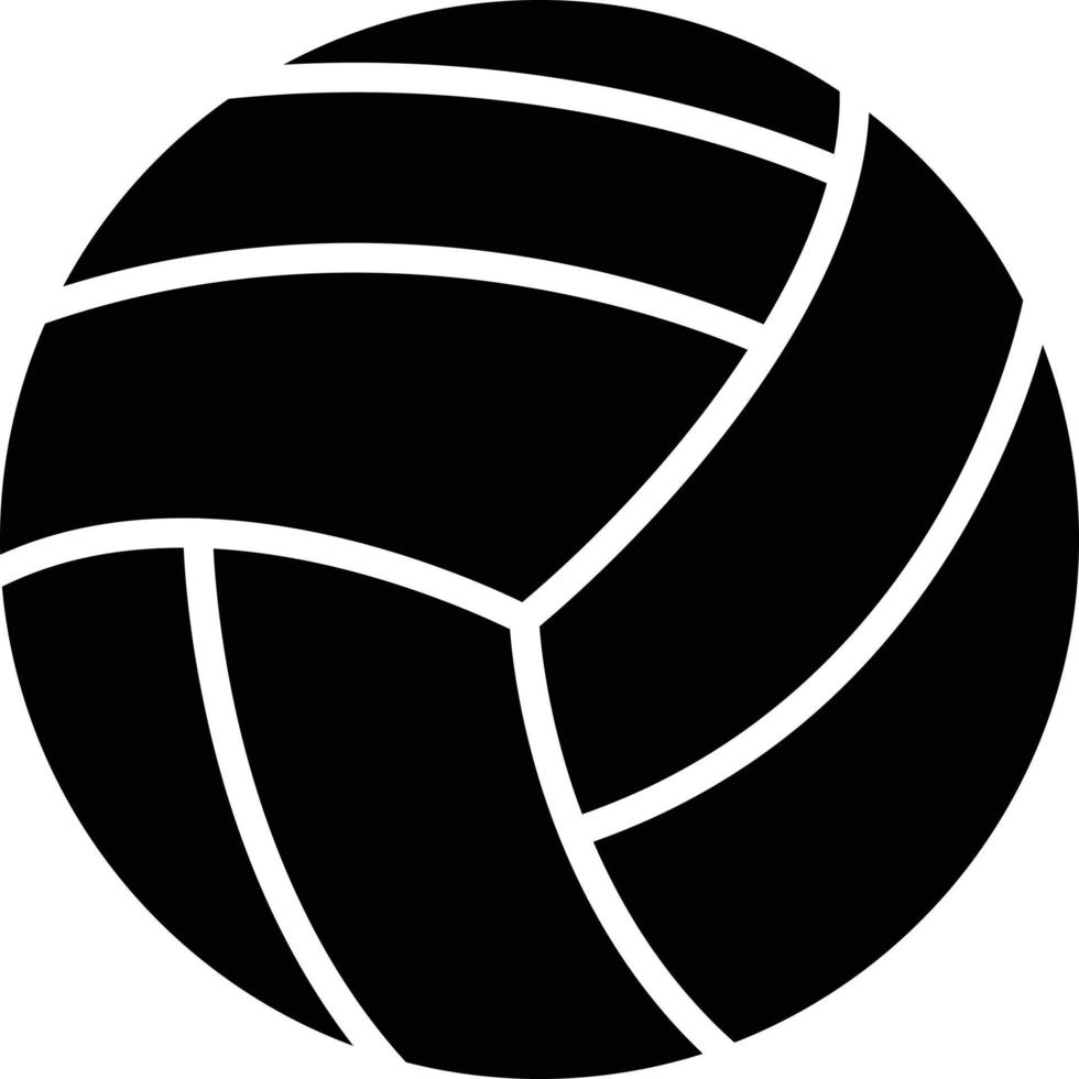 Volleyball-Symbolstil vektor