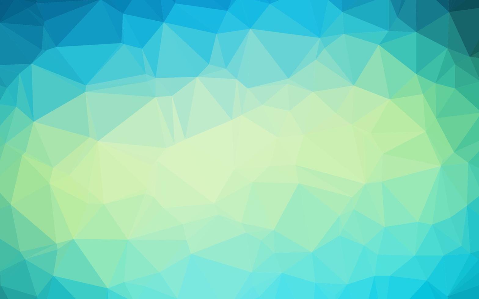 hellblauer, gelber Vektor abstrakter Mosaikhintergrund.