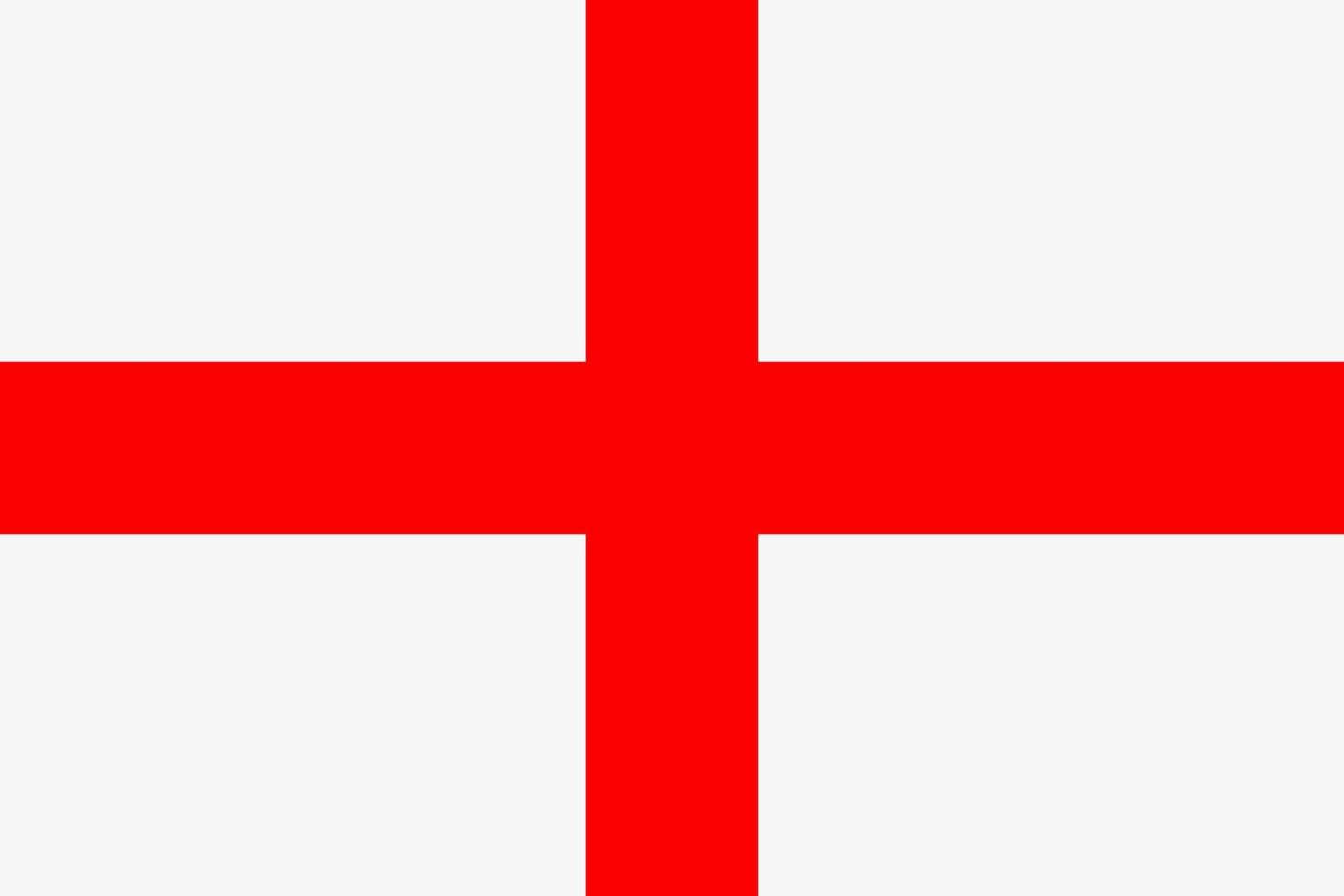 engelska flaggan vektor ikon. Englands flagga