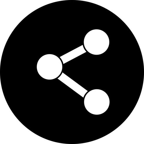 Vektor-Share-Symbol vektor