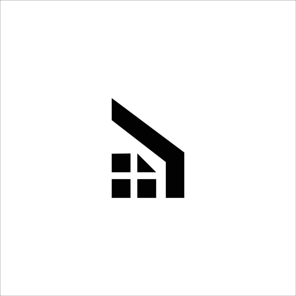 hus och hem logotyp grafisk design. vektor