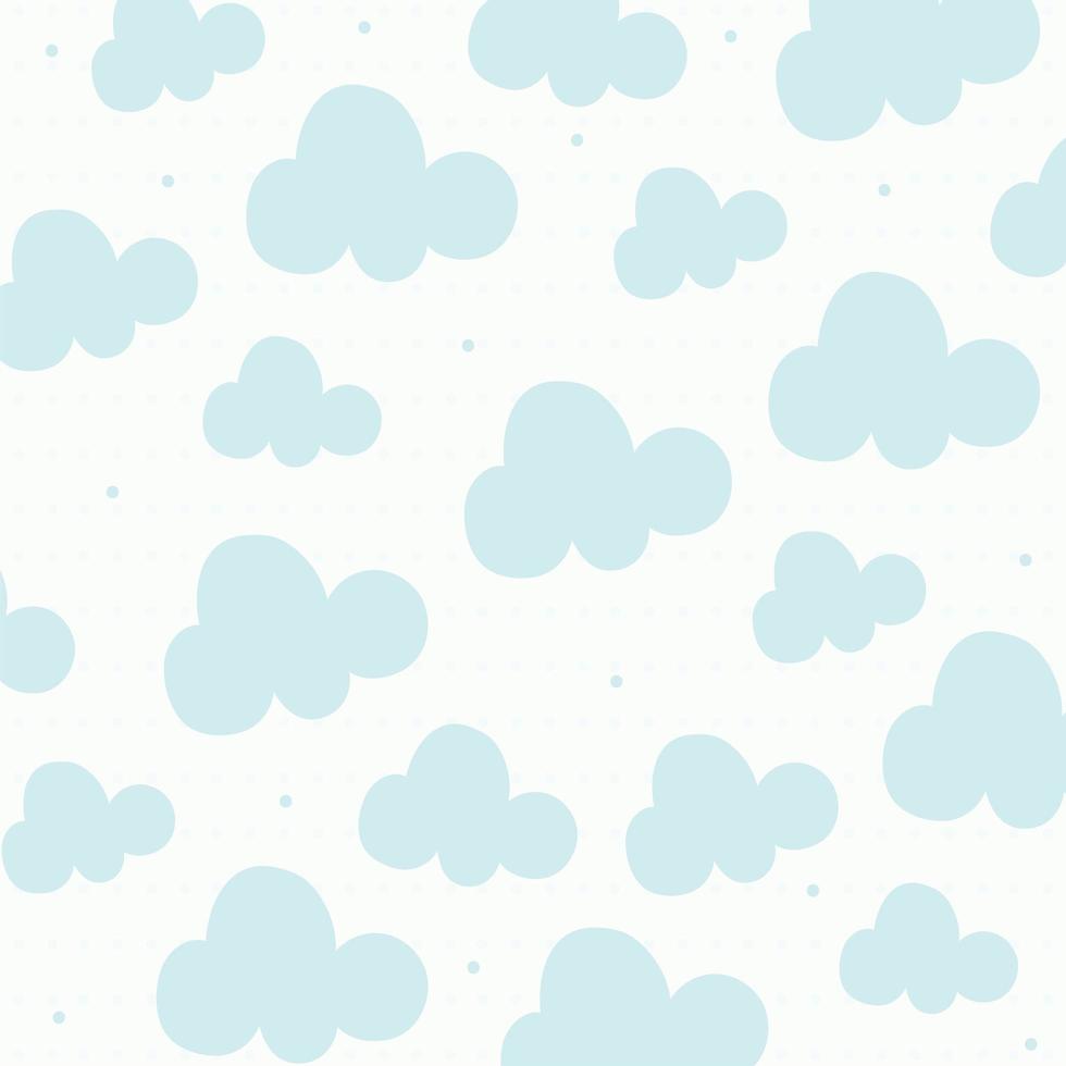 Wolken-Muster-Design vektor