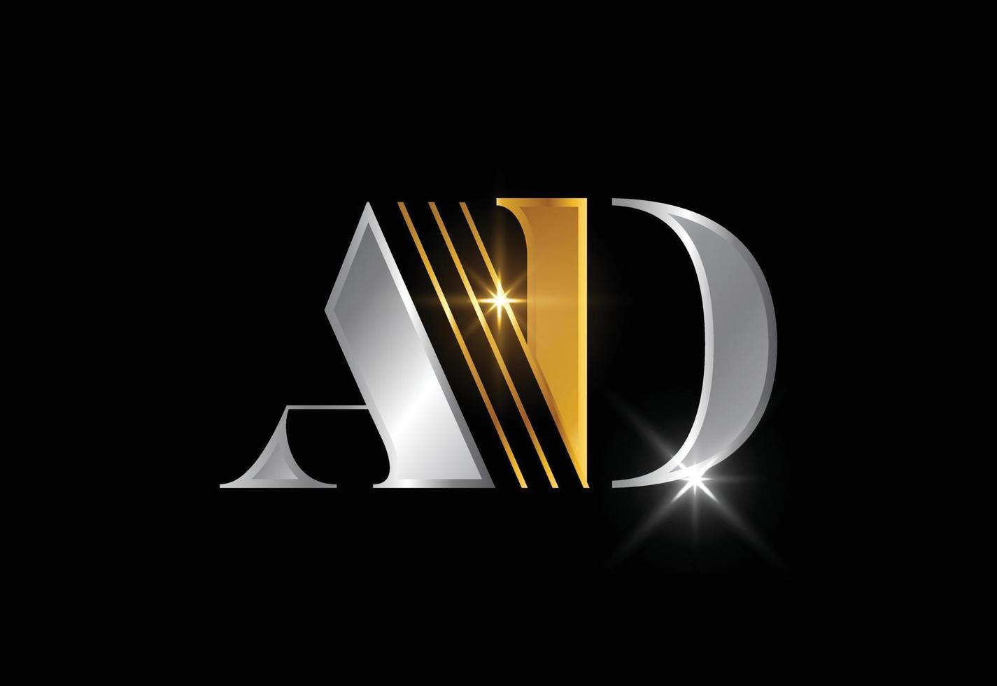 första bokstaven annons logotyp design vektor. grafisk alfabetsymbol för företagets företagsidentitet vektor