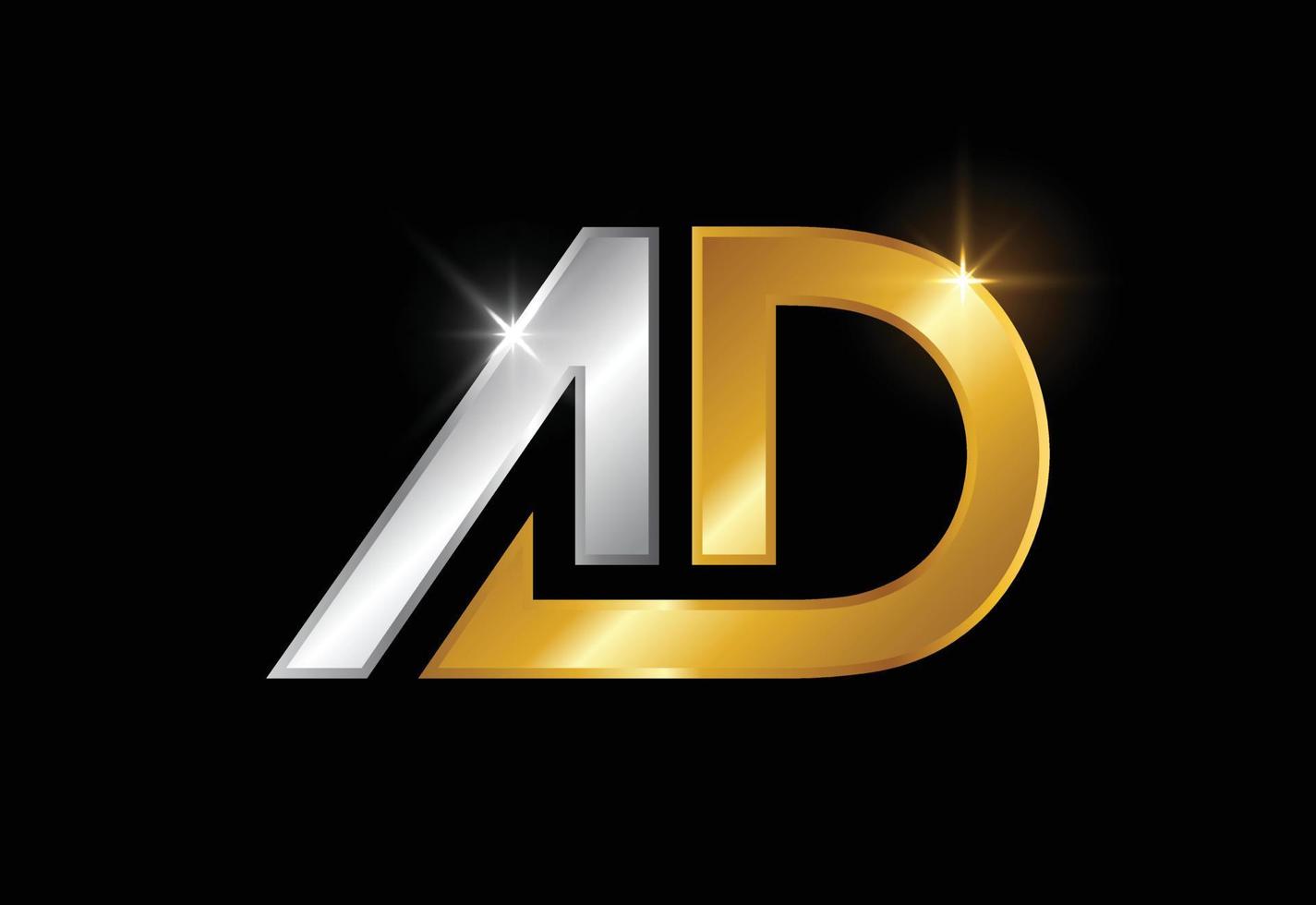 Anfangsbuchstabe Ad-Logo-Design-Vektor. grafisches alphabetsymbol für unternehmensidentität vektor
