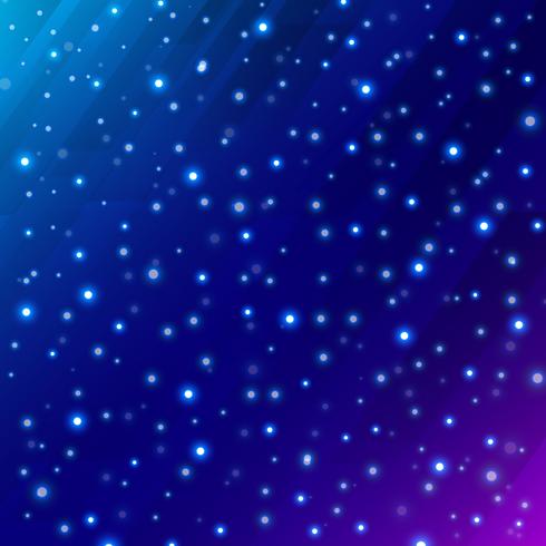 Abstrakt universum vetenskapligt yttre rymden på mörkblå bakgrund med meteor cirkel glödande. vektor