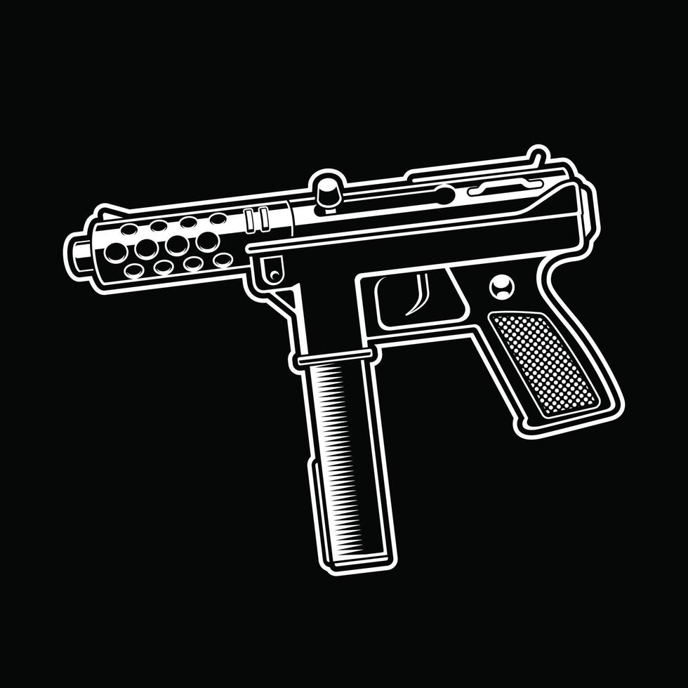 tec 9-Vektorillustration vektor