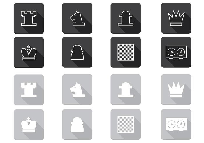 Schach Vektor Icon Pack