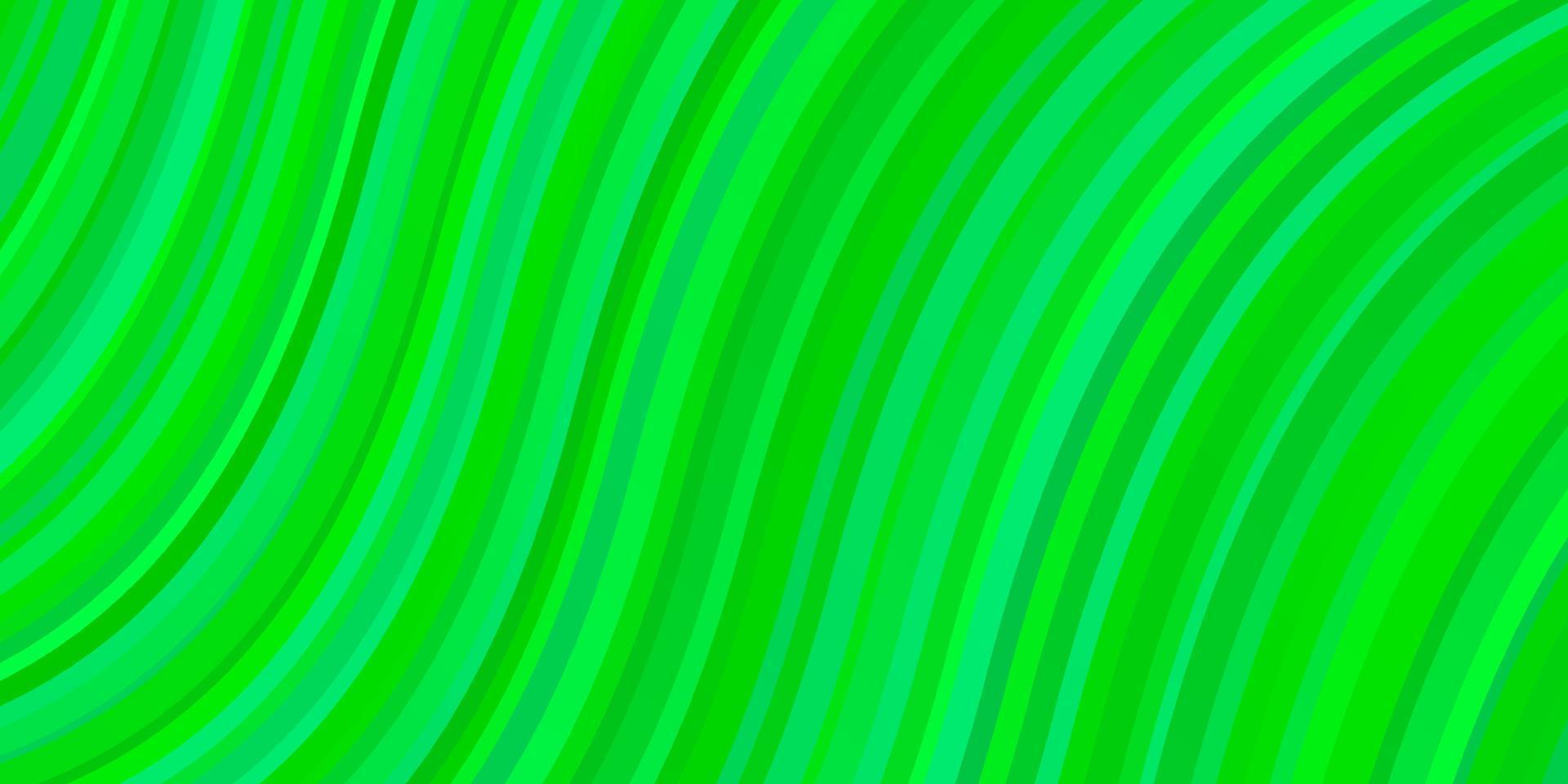 hellgrüner, gelber Vektorhintergrund mit Bögen. vektor