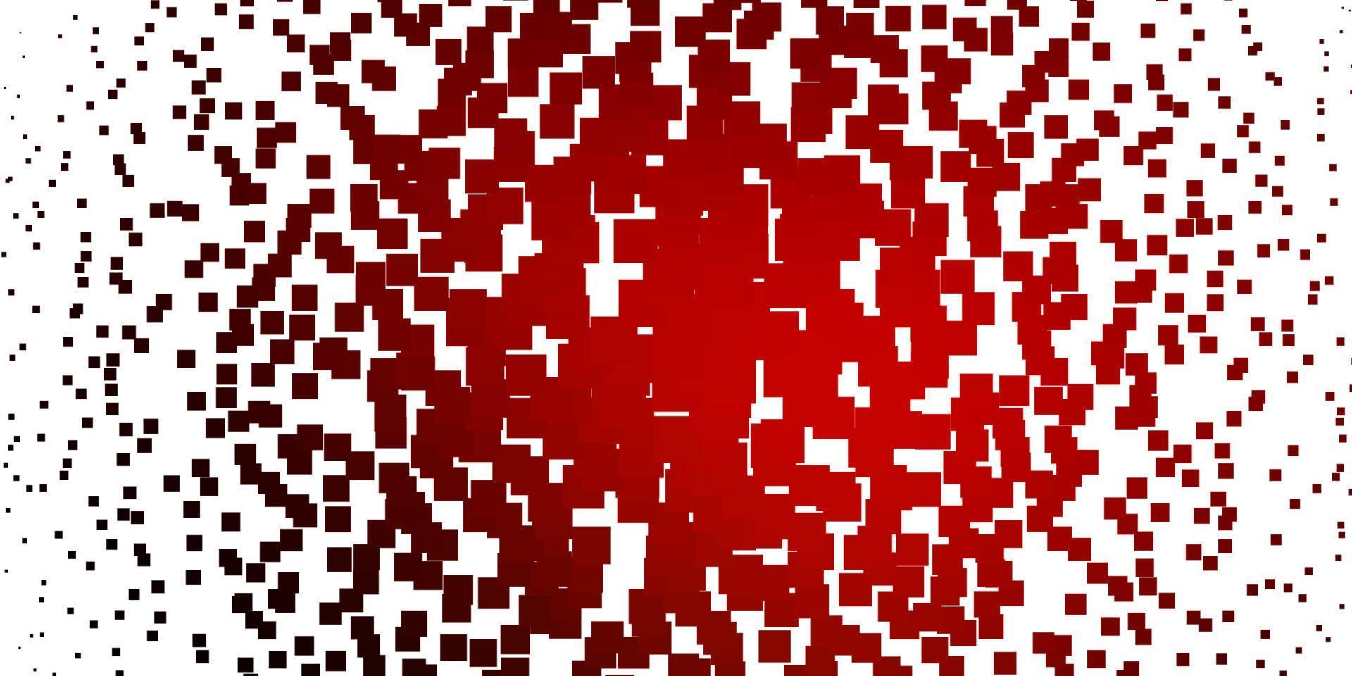 ljusröd vektorbakgrund med rektanglar. vektor
