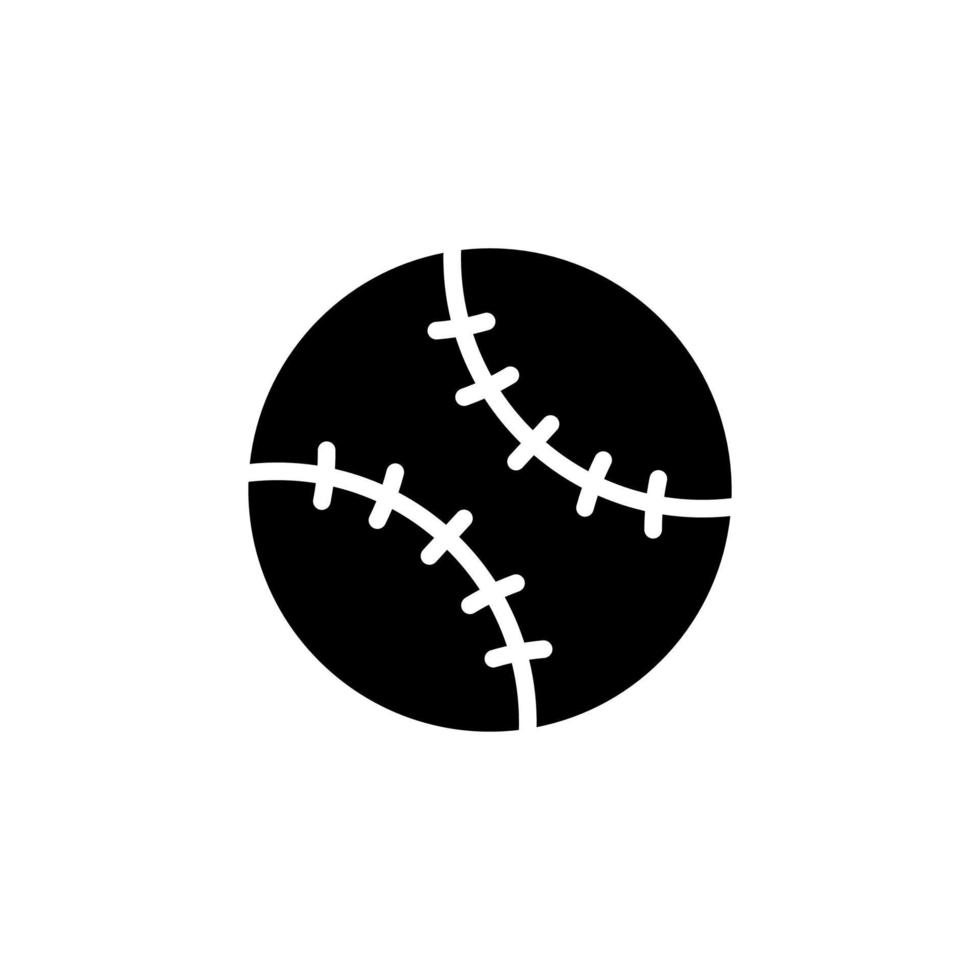 baseball boll vektor ikon