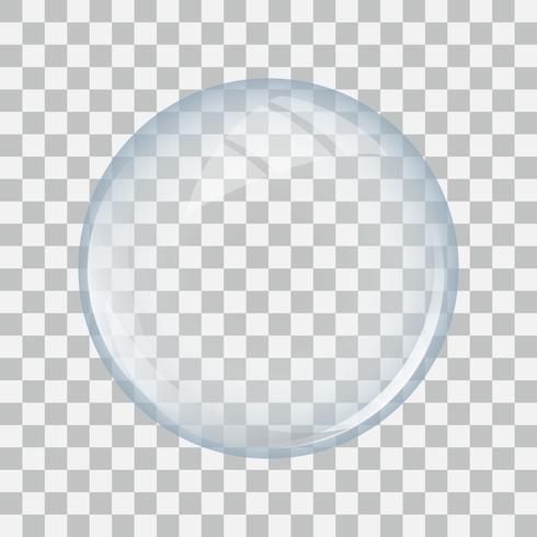 Glaskugel transparent vektor